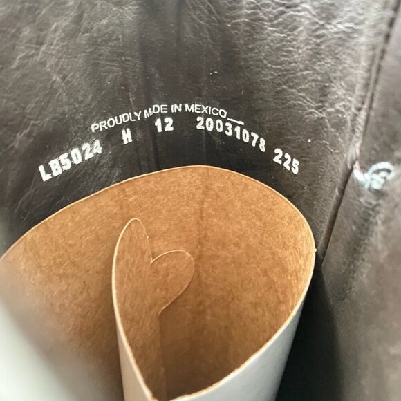 Lane SWEET MEMORIES Knee High Womens Cowboy Boots 12 Light Blue Cowgirl Western - Picture 9 of 11